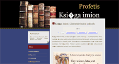 Desktop Screenshot of profetis.pl